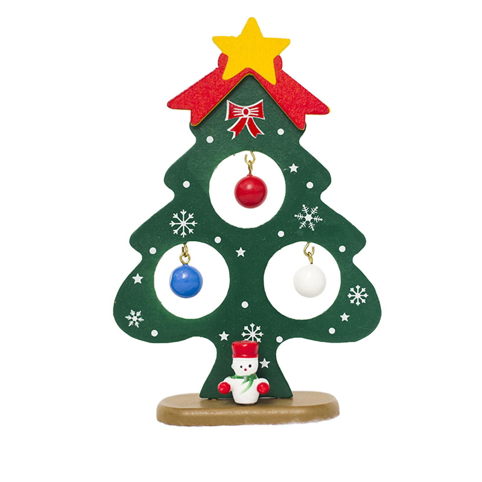 Mini Wooden Christmas Tree Desktop Christmas Tree Tabletop Small