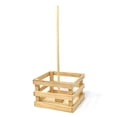 thumbnail image 1 of Firefly Imports Mini Wooden Crate with Dowel 5", 1 of 1