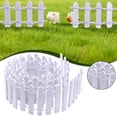 thumbnail image 1 of Mini Wooden Picket Fence,35.43" Flexible Garden Fence Edging, Miniature Garden Fence, Dollhouse Decorative Fence, DIY Micro Landscape Ornament, Small Wood Garden Border for Yard Lawn Craft Decoration, 1 of 7