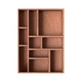 thumbnail image 1 of Mini Wooden Trinket Display Shelf, Small Wood Storage Rack for Rocks Crystals Minerals, Tiny Wall Mountable Shelf for Collectibles Jewelry, Compact Home Decor Display Stand for Small Items D, 1 of 5