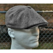 Mini Wool Newsboy Cap for Men Women - Classic Vintage Gatsby Lvy Cabbie Hat Flat Beret Cap