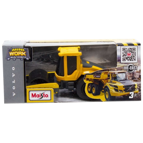 Mini Work Machines Volvo Steam Roller Diecast Vehicle