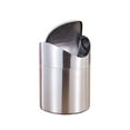 Mini Worktop Bin With Lid, Trash Can Stainless Steel Home Desktop Table