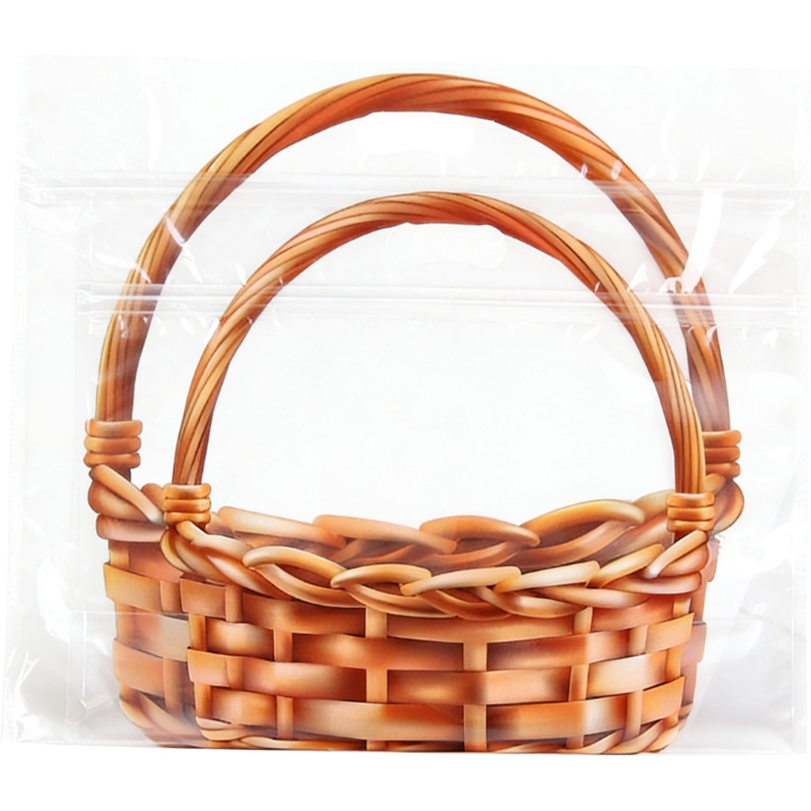 Mini Woven Baskets with Handles,Miniature Easter Rattan Flower Basket for Dollhouse,Party Favors,Arts and Crafts,School Projects