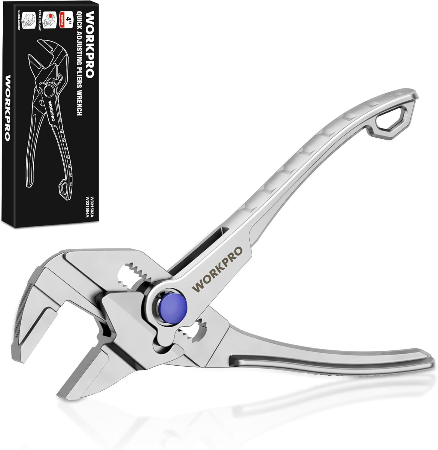 Mini Wrench, 4-Inch Smooth Jaw , High-Toughness Alloy Steel Adjustable Wrench with Smooth Parallel Jaws, Anti-Rust Coating, EDC for Tight Spaces & Versatile Use