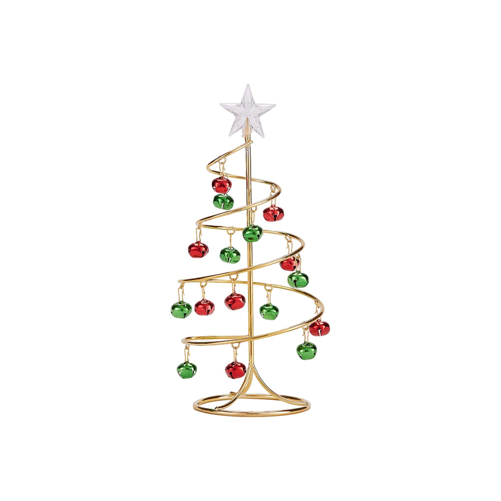 Mini Wrought Iron Christmas Bell Tree, Desktop Decorative Tree With ...