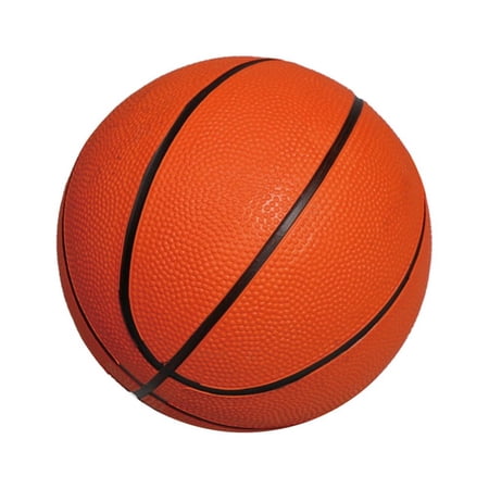 Mini Yellow Basketball Rubber Training Small Size for Indoor Mini Basketball