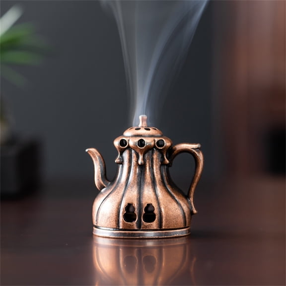 Mini Zen Teapot Incense Burner, Small Cloud Design Creative Incense Tray With 1 Piece Home Tea Room Meditation Small Decor