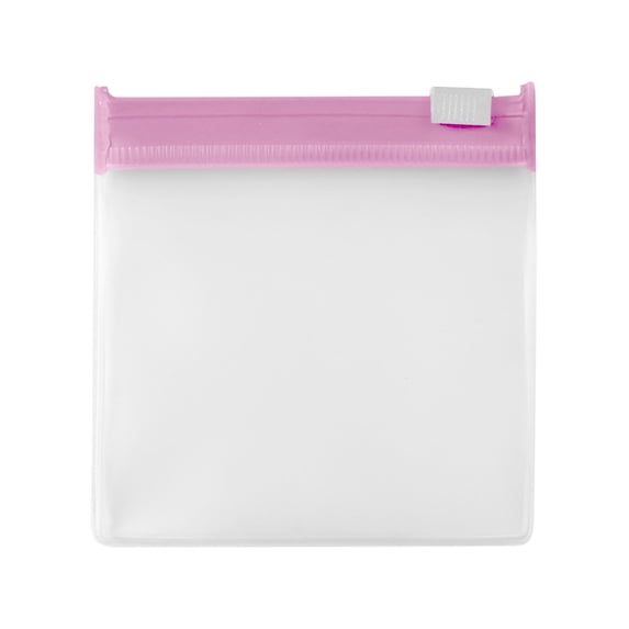 Mini Zipper Pouch, 1Pc Reusable Storage Bags, 3X2.75inch Clear Zipper Bags, Small Pouches for Travel, Portable Sealing Plastic Case for Home Organization, Small Item Storage Bags