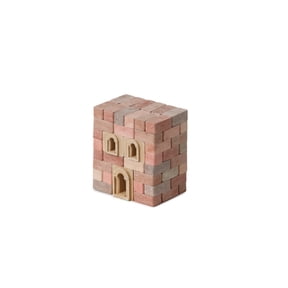 Mini bricks construction set Building 70 pcs. Glue included.