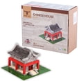 thumbnail image 1 of Mini bricks construction set Chinese House 600 pcs. Glue included. Grey, 1 of 6