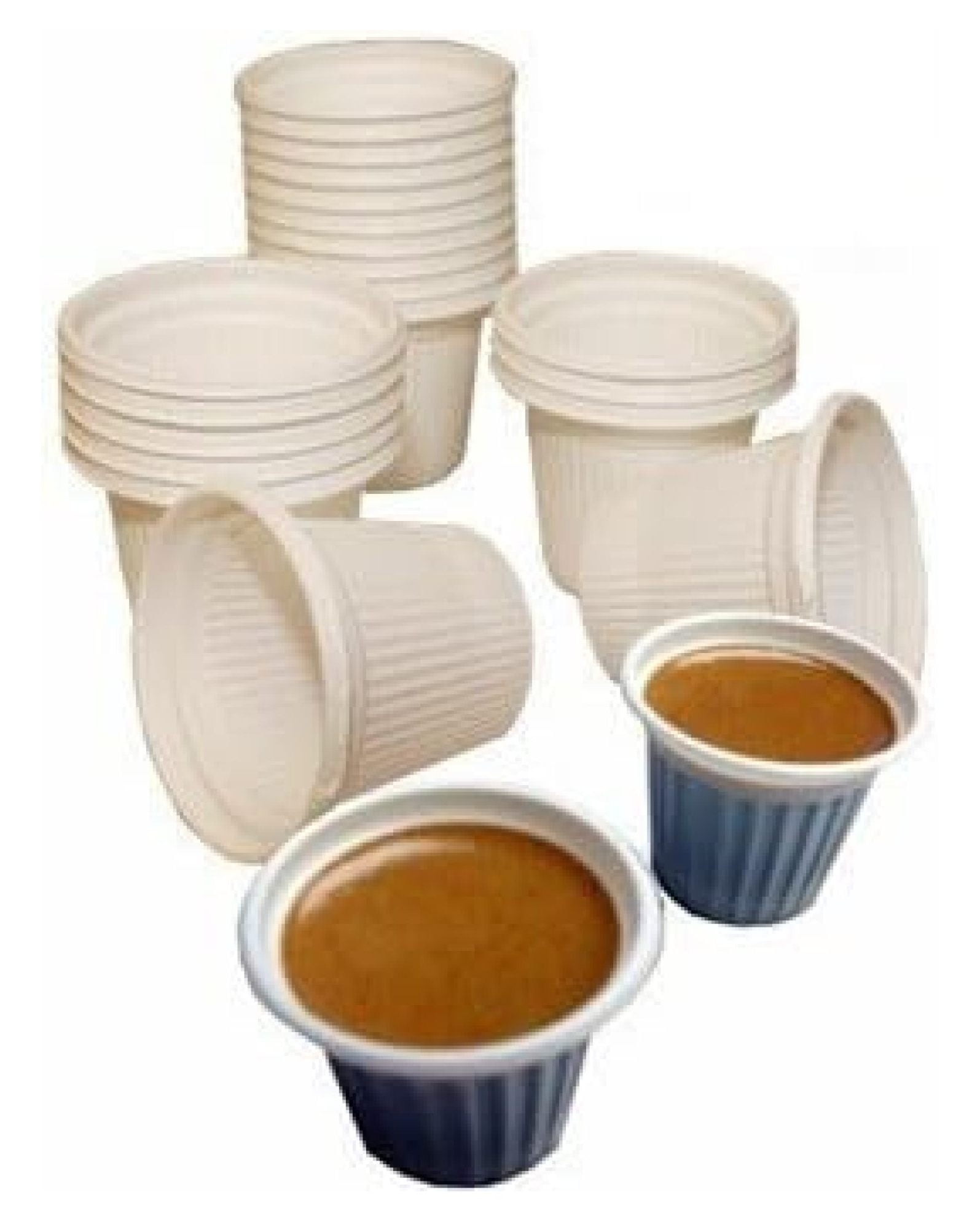 Mini disposable for Cuban and espresso coffee cups 3/4 oz. Pack of 1500