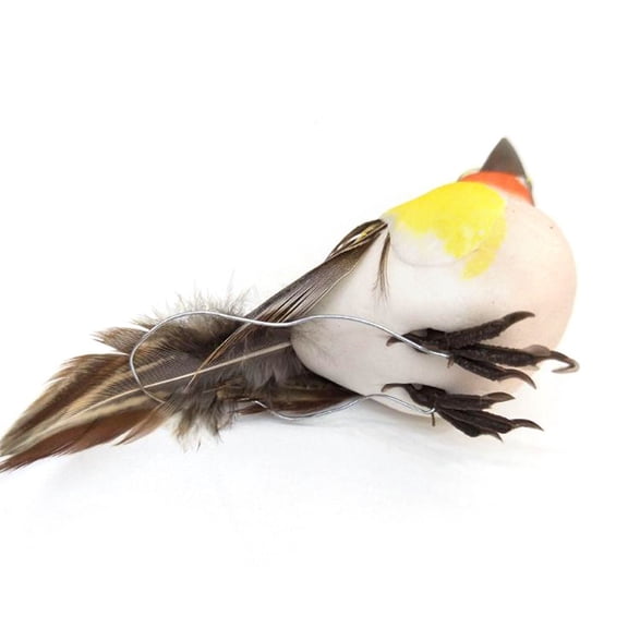 Mini fake bird artificial feather foam doves wedding decoration venue ornament 1pc