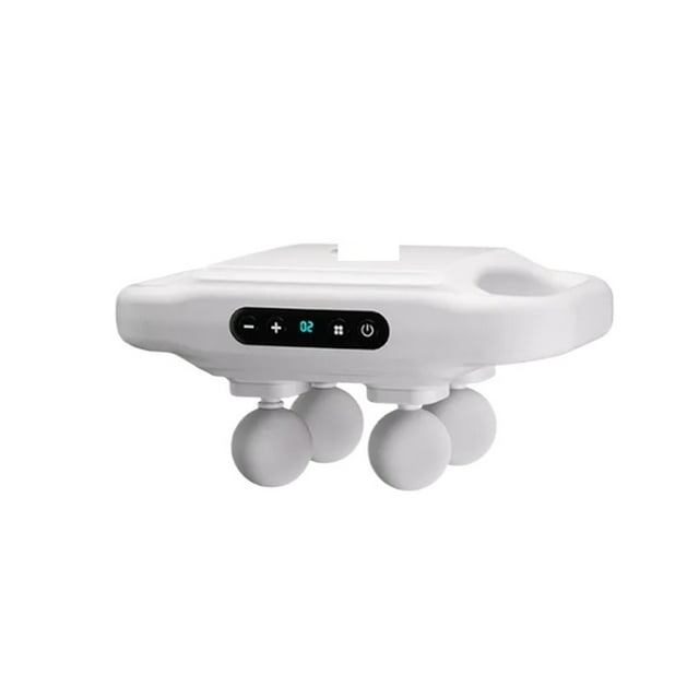 Mini fascia gun 4 Head Muscle Relaxation Body Vibration Home Fitness Massager Fascia gun in the neck