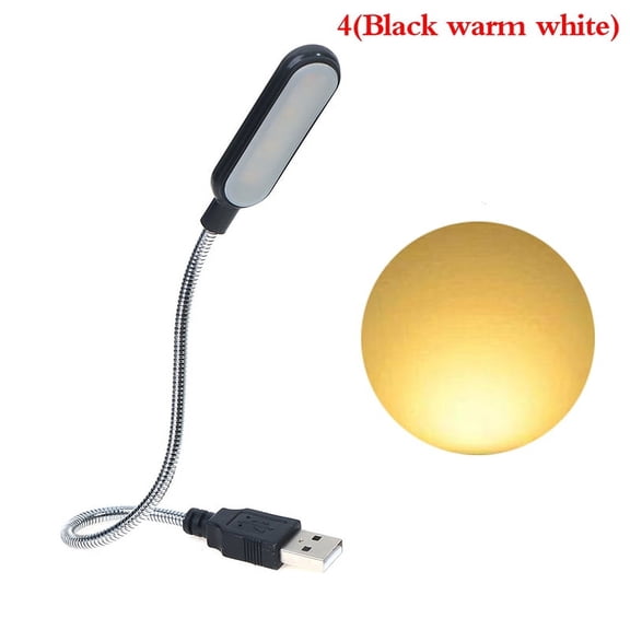 Mini flexible Laptops USB LED Light Reading Table Desk Lamp for Power Bank PC