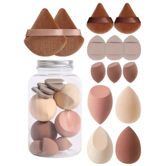 Mini foundation make-up sponge reusable makeup remover pad 14 PCS