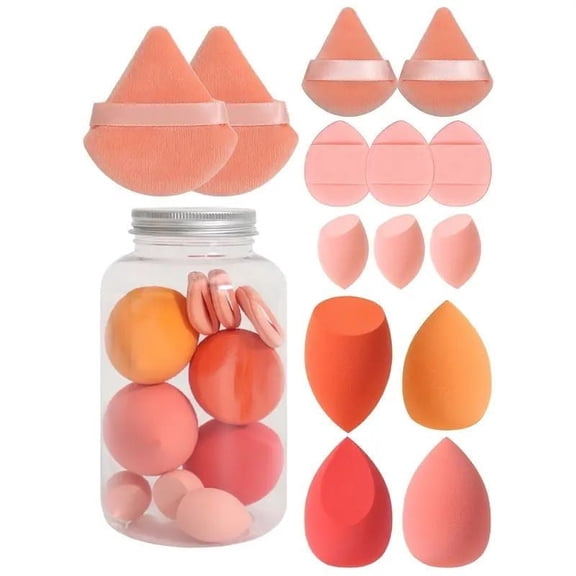 Mini foundation make-up sponge reusable makeup remover pad 14 PCS