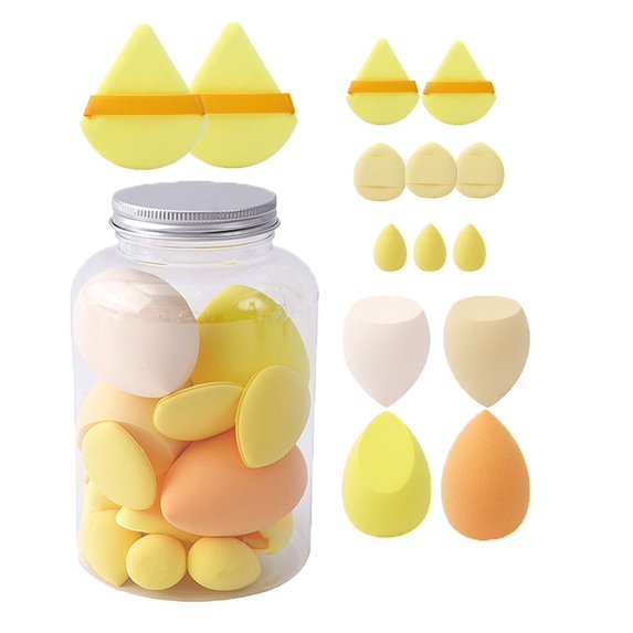Mini foundation make-up sponge reusable makeup remover pad 14 PCS