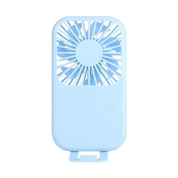 Mini handheld fan, USB charging and portable, 3-speed wind adjustment, silent wind control, detachable base