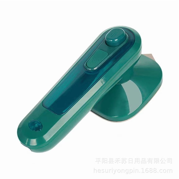 Mini handheld steam iron and ironing machine in one - Portable travel clothing steam iron with foldable design for easy de-creasing wrinkles, suitable for both home and travel use.