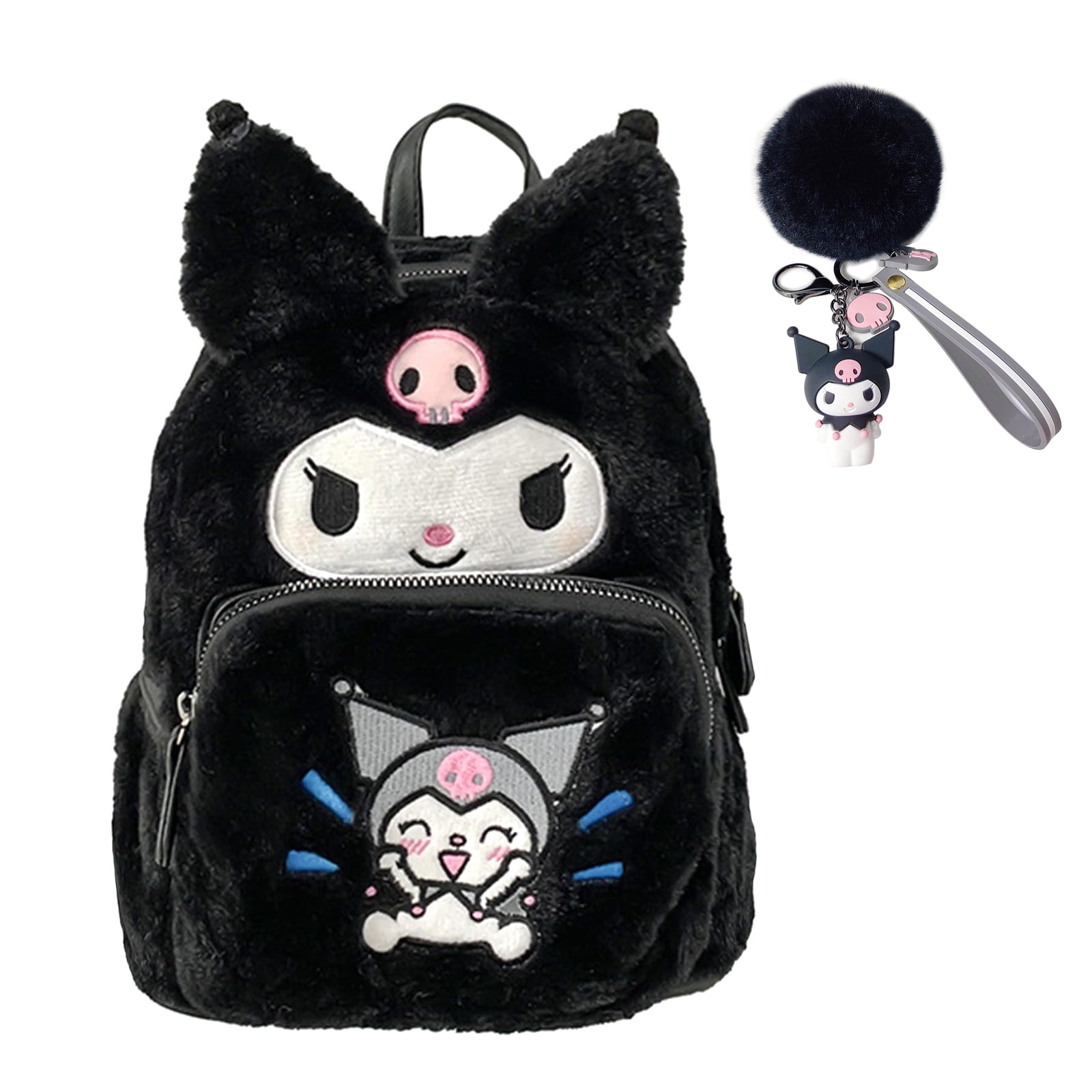 Mini hello kitty Backpacks Cute Furry Plush hello kitty Backpacks Girls Backpacks for Kids Cat hello kitty Backpack Cartoon Backpack Great Gift for Girls and Kids White Walmart