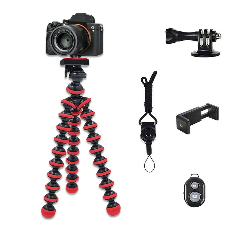 Phone Tripod, Linkcool Octopus Tripod with Wireless Remote Phone Holder  Mount Use as iPhone Tripod, Cell Phone Tripod, Camera Tripod, Travel