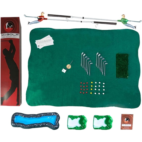Mini indoor Golf Game Competition Golf Set with 35" Shotmaker Golfer, Indoor Play