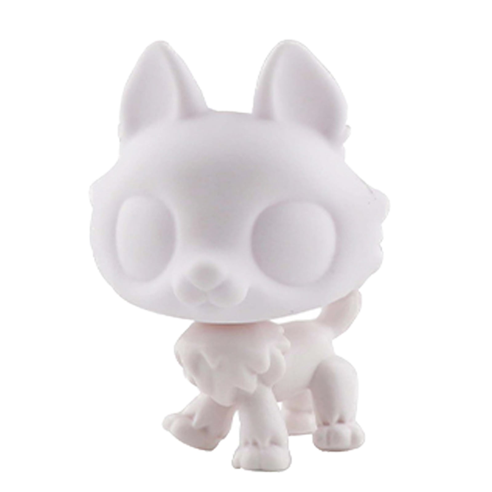 Mini lps Shop Dog White Base,Custom lps Toy DIY Husky White Mold