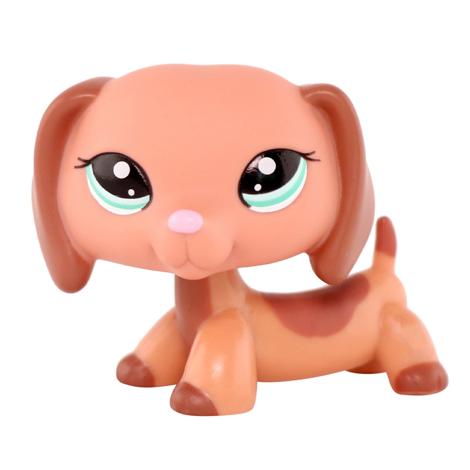Mini lps Shop Toys Dachshund #2046 Little Wiener Dog Pet Animal Figure Toy, image size:1600x1600