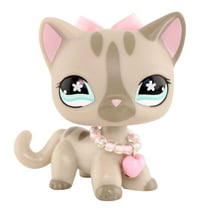 Mini Pet Shop lps Toys,Cute Shorthair Cat#468,with Exquisite DIY Accessories,Bobble Head,Collectible Mini Figurine Toys