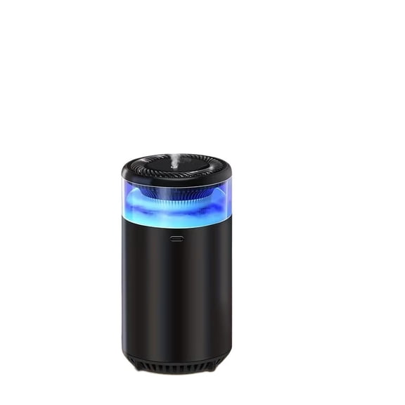 Mini portable car aromatherapy humidifier - 0.34 oz essential oil diffuser with ambient light, suitable for cars, homes, offices, smart aromatherapy machine, battery powered (Type-C charging)