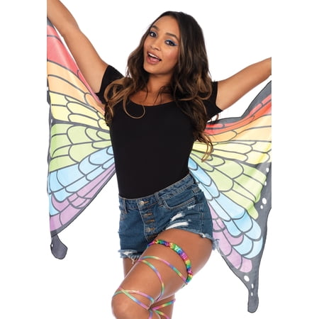 Mini rainbow butterfly wings