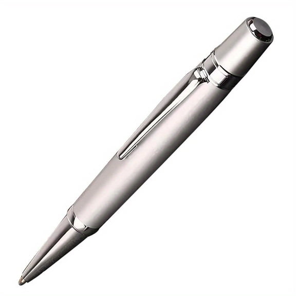 Mini rotating metal ballpoint pen - high-end business signature pen, promotional gift pen, portable writing instrument, simple and stylish pen.