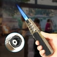 thumbnail image 1 of `Butane torch Lighter, Refillable Lighter, Windproof Lighter, Small torch Lighter, Butane Lighter Fluid, Bright Fire Lighter, Butane Fuel Canister Compatible, for Camping Fire, 1 of 9