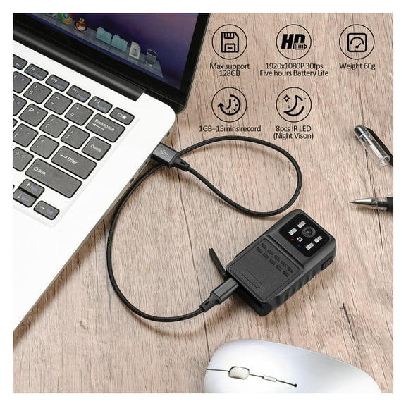 Mini-type Body Camera Multi-Functional And Compact Police Worn Cam Portable Handhold DV Security Guard Camcorders ,Accurate and Clear