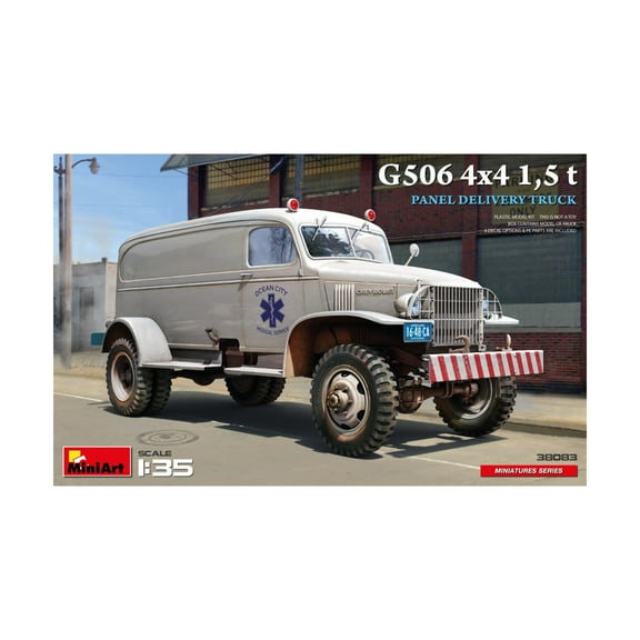 MiniArt Models G506 4x4 1/5-ton Panel Delivery Truck New