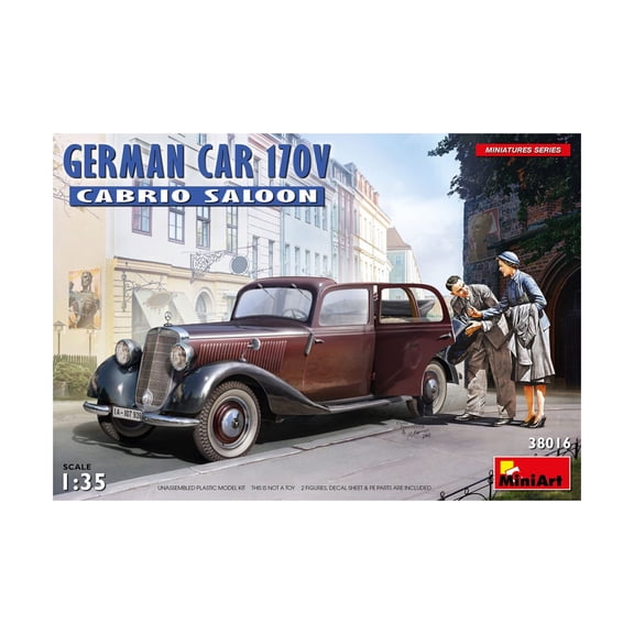 MiniArt Models German 170V Cabrio Saloon New
