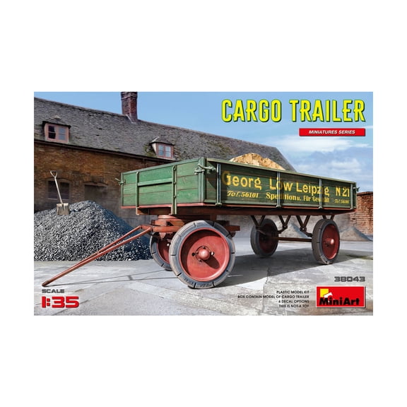 MiniArt Models German Cargo Trailer New
