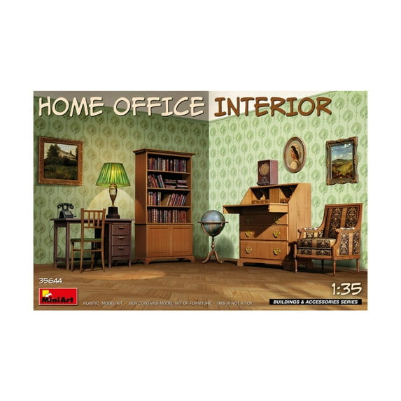 MiniArt Models Home Office Interior New