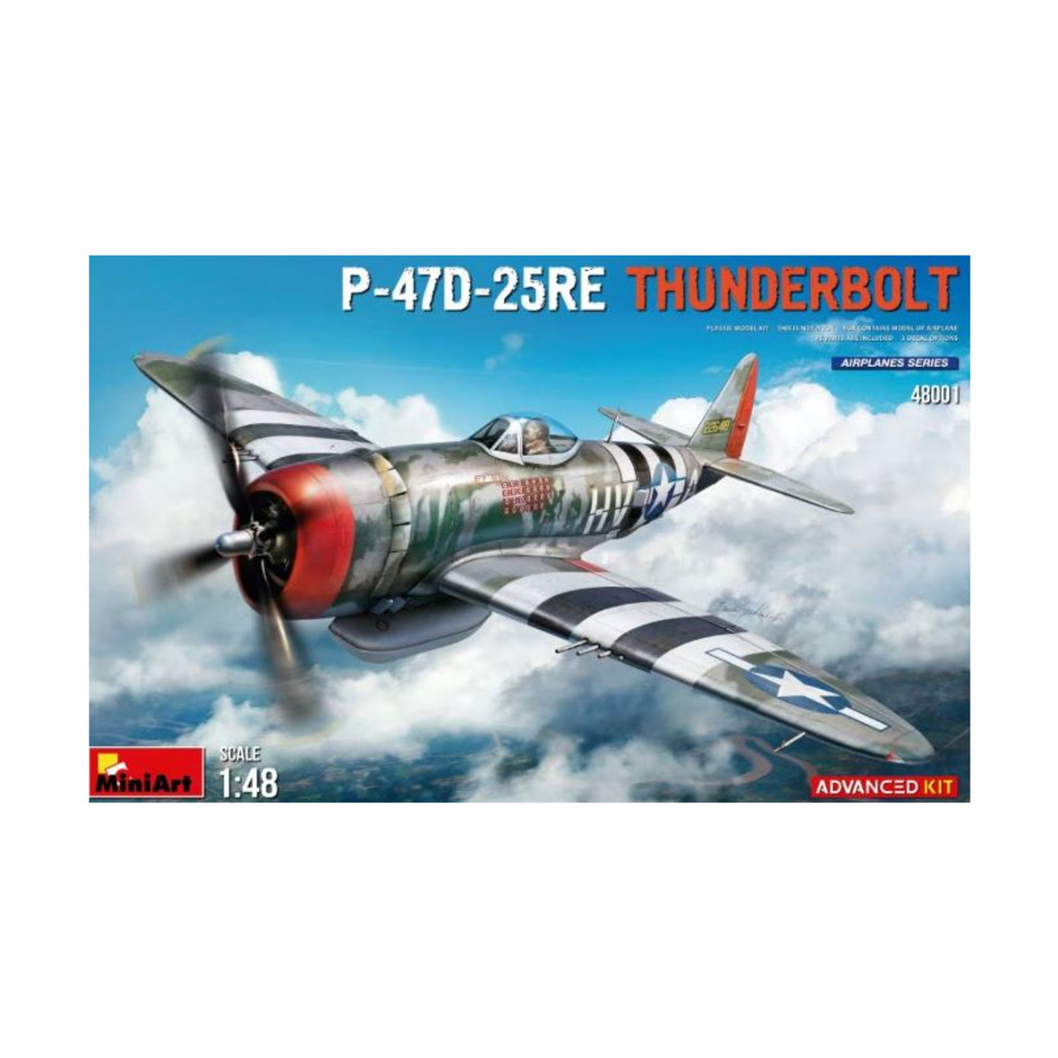 MiniArt Models P-47D-25RE Thunderbolt (Advanced) New - Walmart.com
