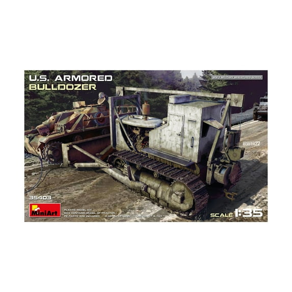MiniArt Models WWII U.S. Armoured Bulldozer New