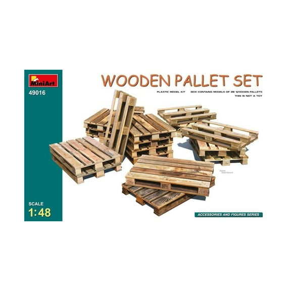 MiniArt Models Wooden Pallets (20) New