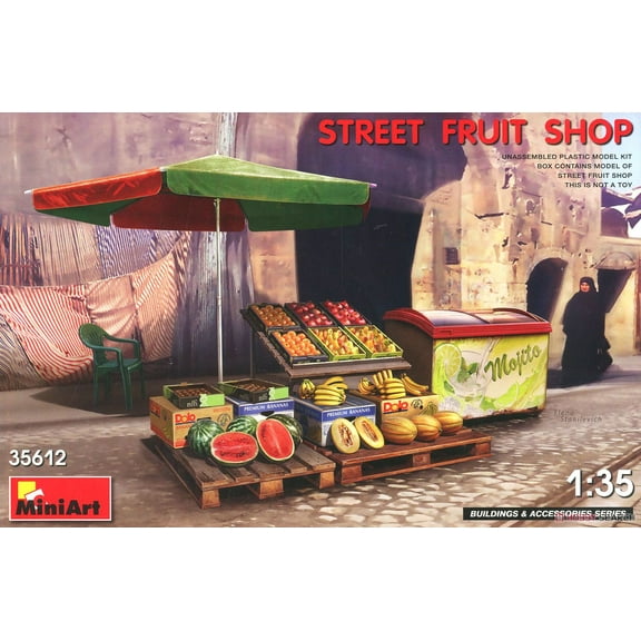 MiniArt Models Street Fruit Shop New