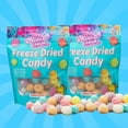 thumbnail image 1 of Minicrush Freeze Dried Mini Puffs Candy, Sweet Crunchy Melt-in-Your-Mouth Snack, Resealable Bag, 1 of 8