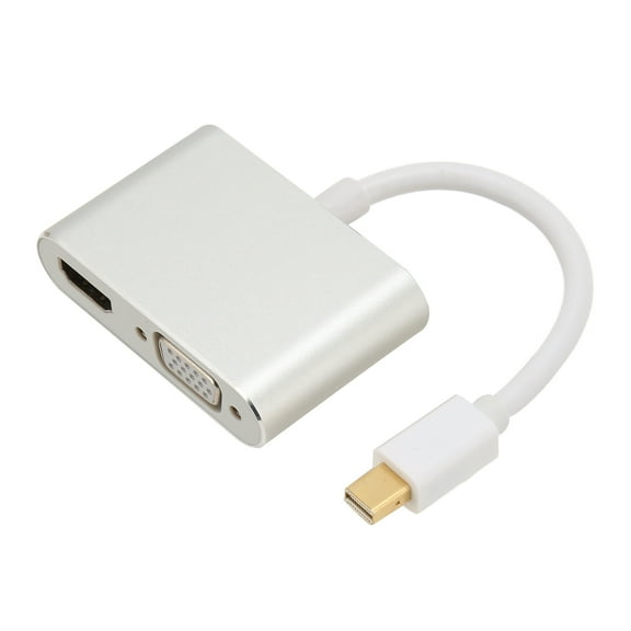 MiniDP to HD Multimedia Interface VGA Adapter Plug and Play 4Kx2K 2 in 1 Video Converter Adapter