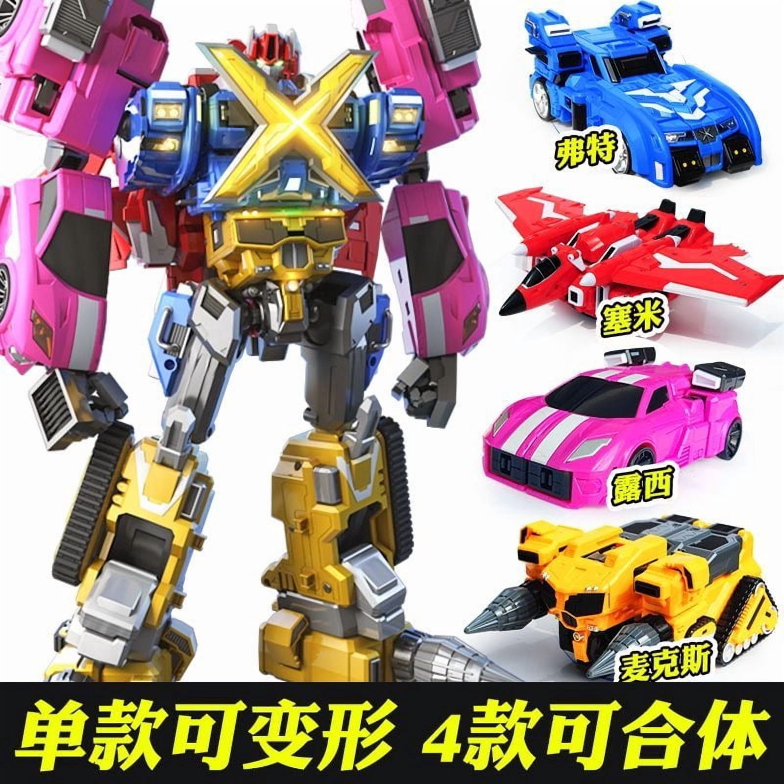 MiniForce X-Tron Ranger Vehicle Robot Car Bot Figure 4 in 1 Combiner