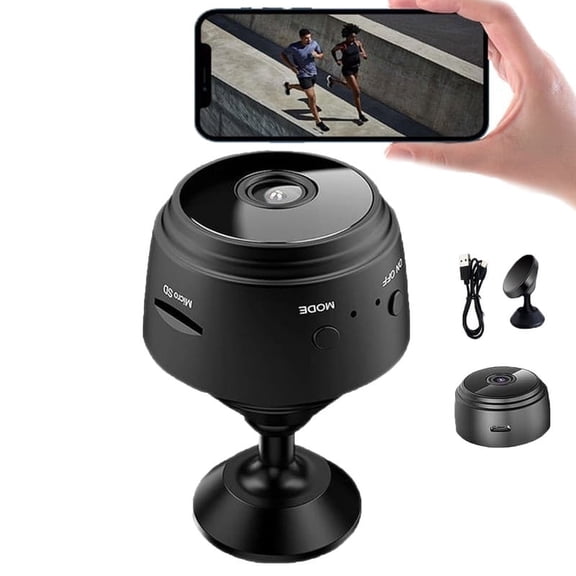 MiniGuard Cam, Watcheye Security Camera, Mini Guard Cam, 1080P HD Magnetic And Mini Guard Cam With Night Vision Function, For Indoor/Outdoor