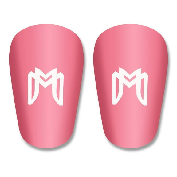MiniGuards - Mini Shin Guards for Soccer Players - Tiny Shin Pads for Men, Women, Teens - Miniature Shin Guards 3.9 x 2.4 inch - Perfect for High Level Soccer Athletes (Pink)