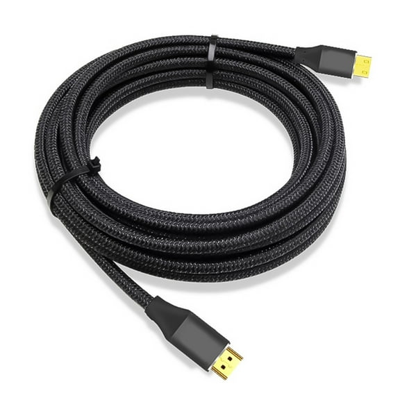 MiniHDMI to HDMI2.1 Cable for Crisps 8K Visuals Connectivitys Across Multiple Platforms