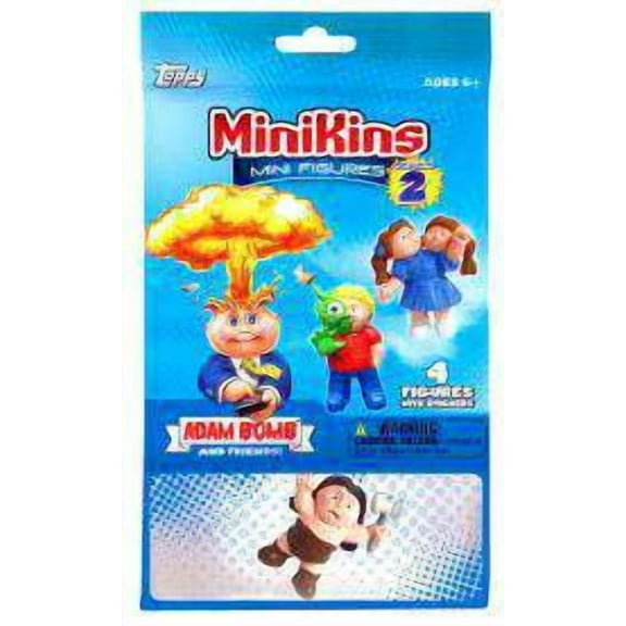 MiniKins Series 2 Mini Figure Mystery Pack 4 Figures Per Pack
